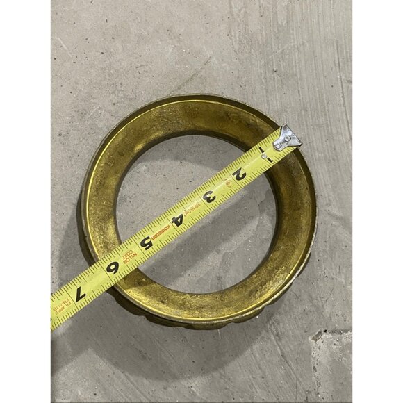 BEQUZON 5.9 inches Brass Ceiling Light Canopy Plate, Antique  Antique Victorian Style Brass Celling Light Canopy